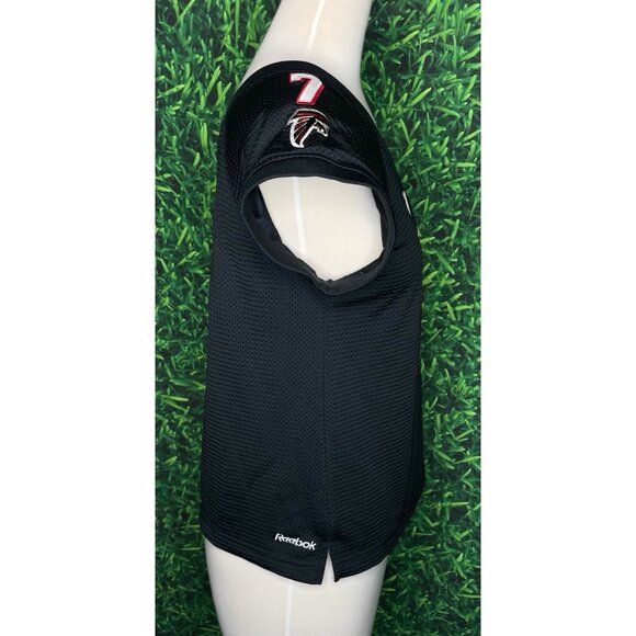 Michael Vick #7 Atlanta Falcons Black One Shoulder Jersey Rebook Women’s Medium - Picture 2 of 6